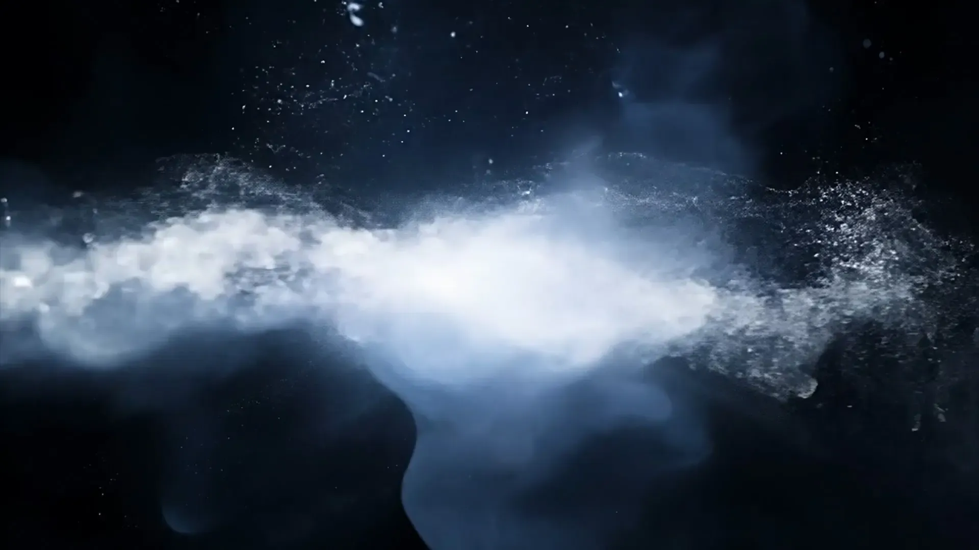 Celestial Gas Cloud Overlay for Sci-Fi Title Animation